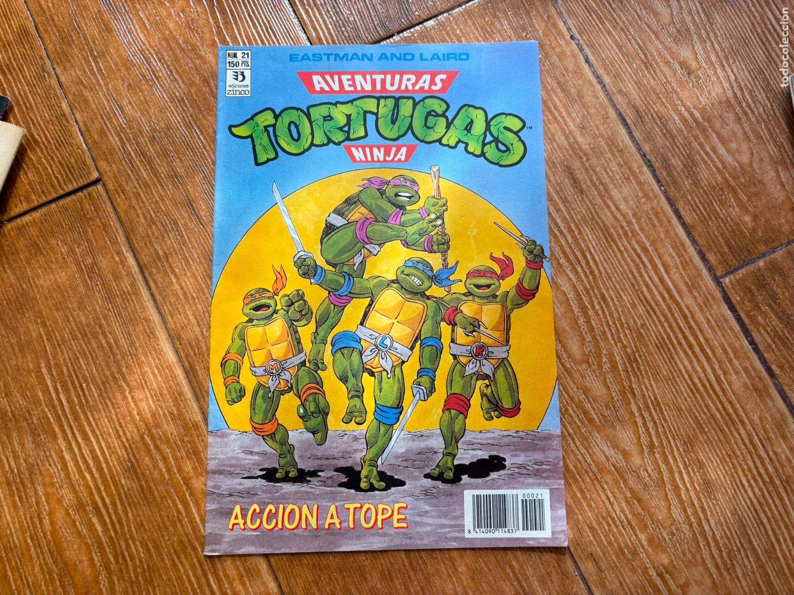 C&oacute;mics: AVENTURAS TORTUGAS NINJA N&ordm; 21 EDICIONES ZINCO