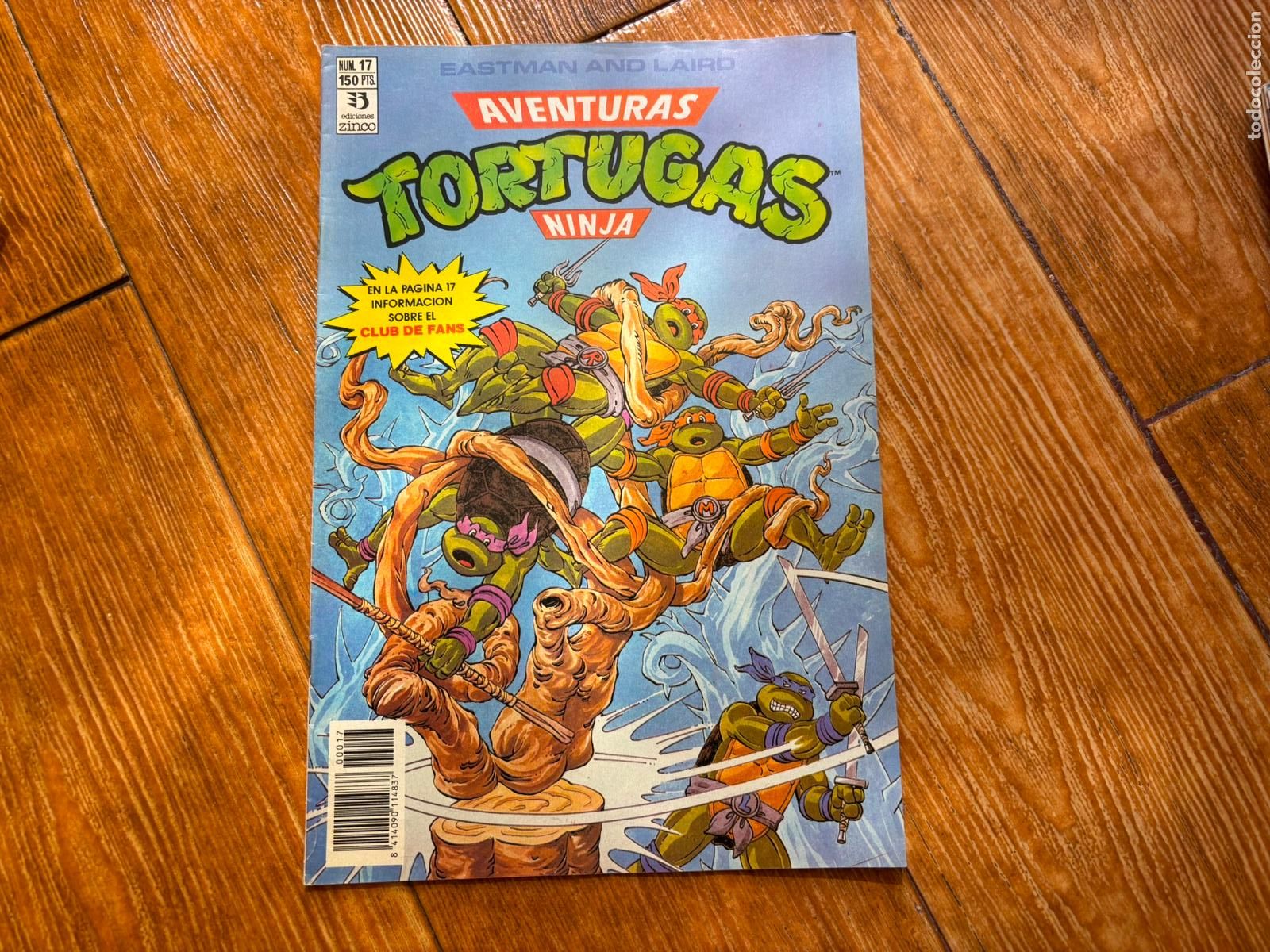 C&oacute;mics: AVENTURAS TORTUGAS NINJA N&ordm; 17 EDICIONES ZINCO