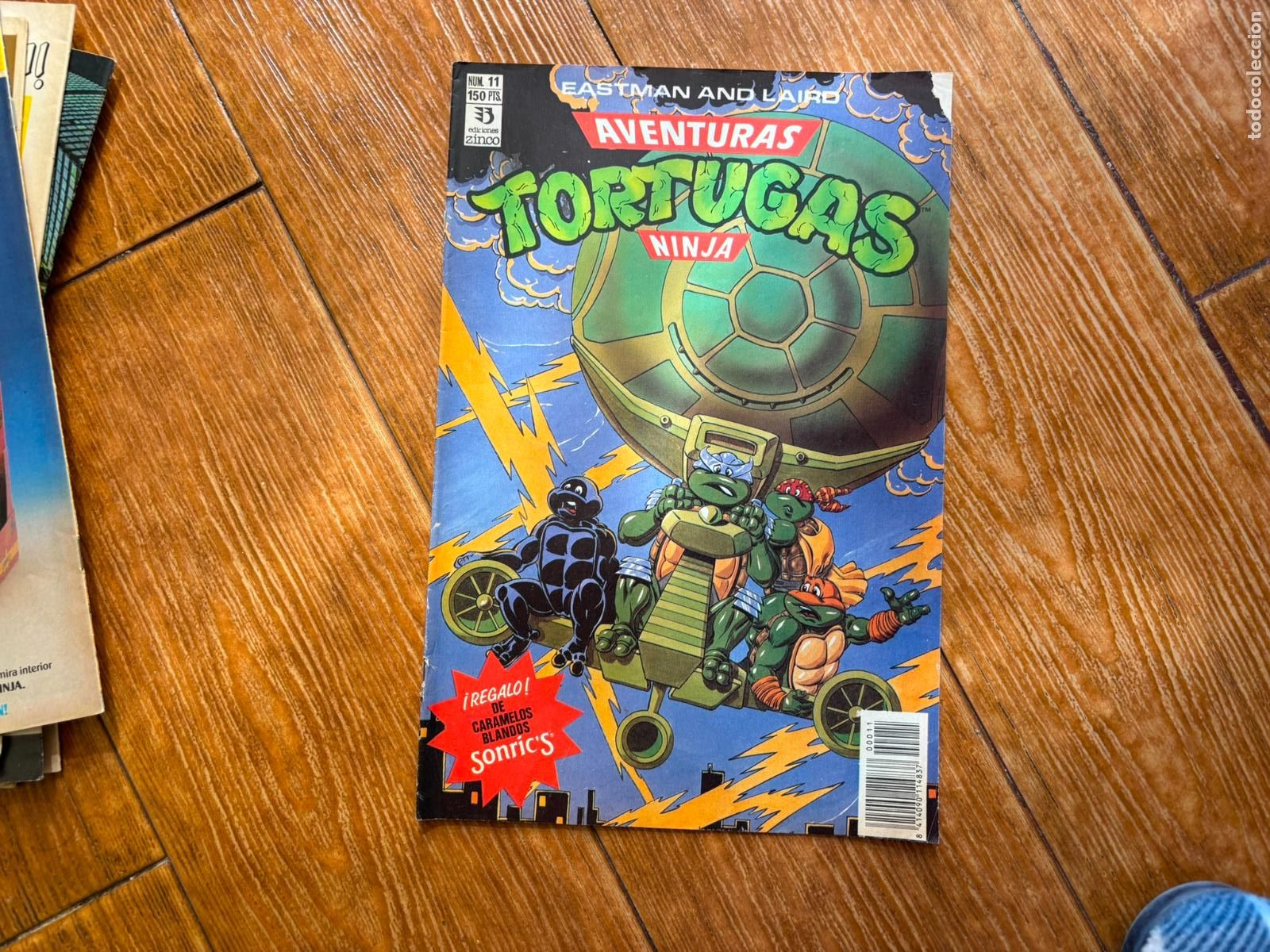 C&oacute;mics: AVENTURAS TORTUGAS NINJA N&ordm; 11 EDICIONES ZINCO