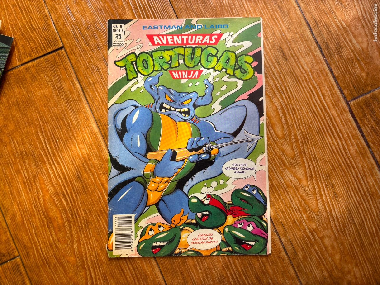 C&oacute;mics: AVENTURAS TORTUGAS NINJA N&ordm; 8 EDICIONES ZINCO