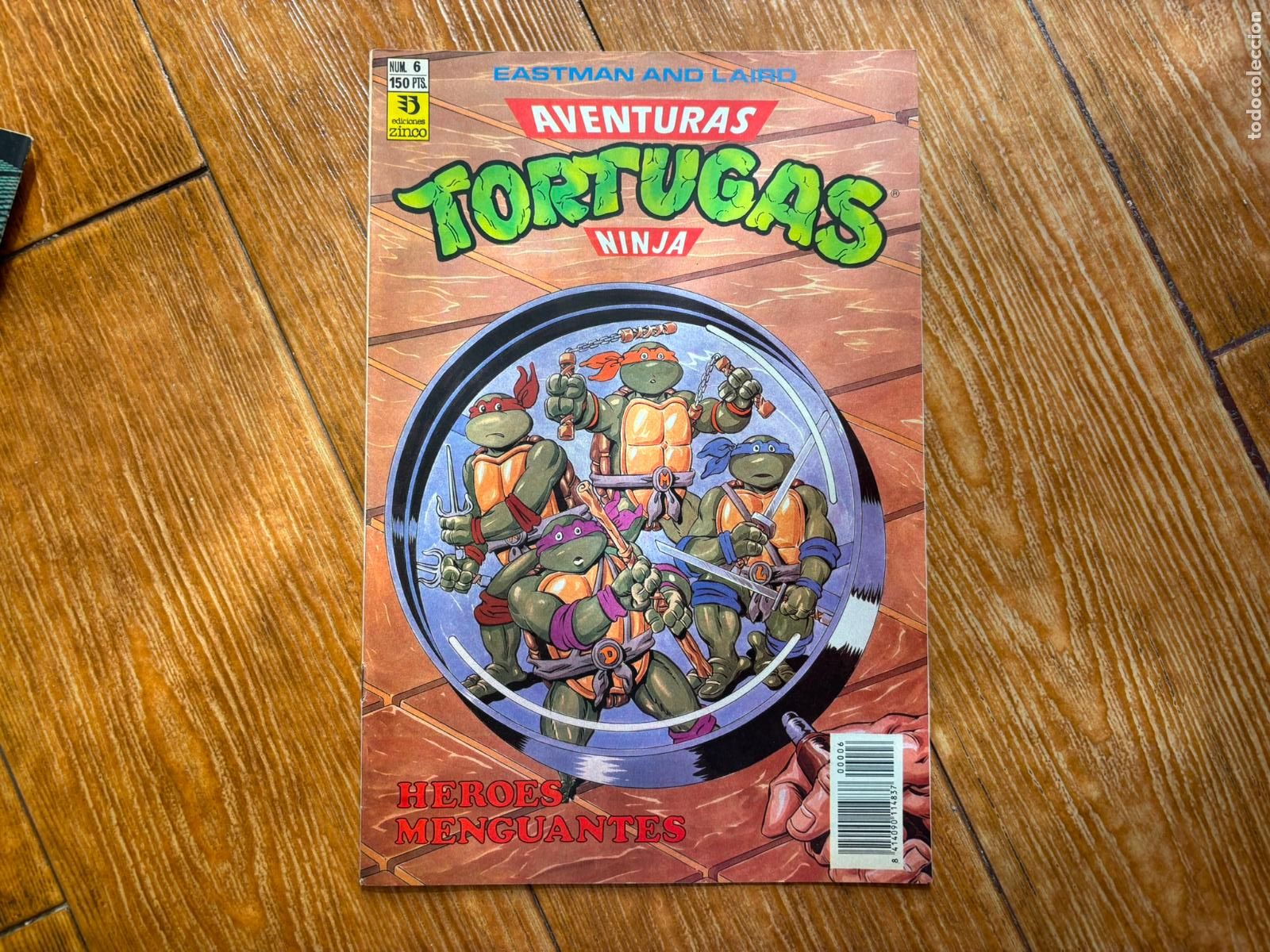 C&oacute;mics: AVENTURAS TORTUGAS NINJA N&ordm; 6 EDICIONES ZINCO