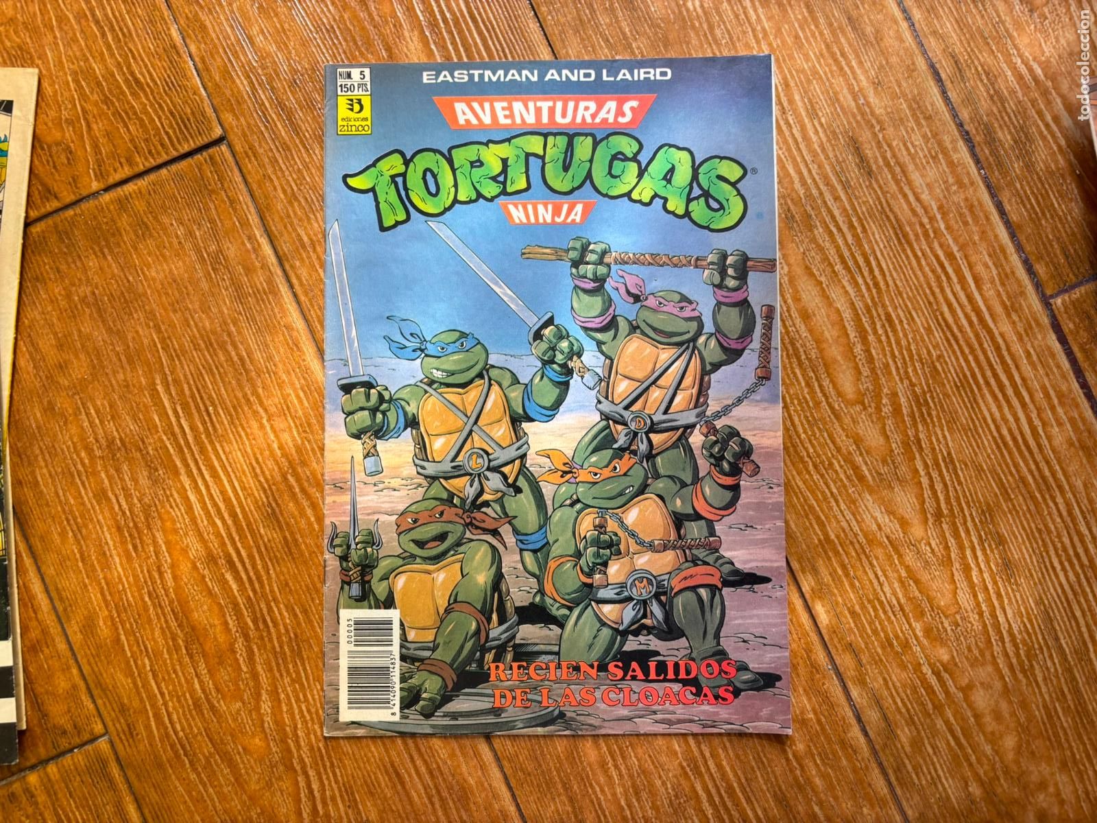 C&oacute;mics: AVENTURAS TORTUGAS NINJA N&ordm; 5 EDICIONES ZINCO