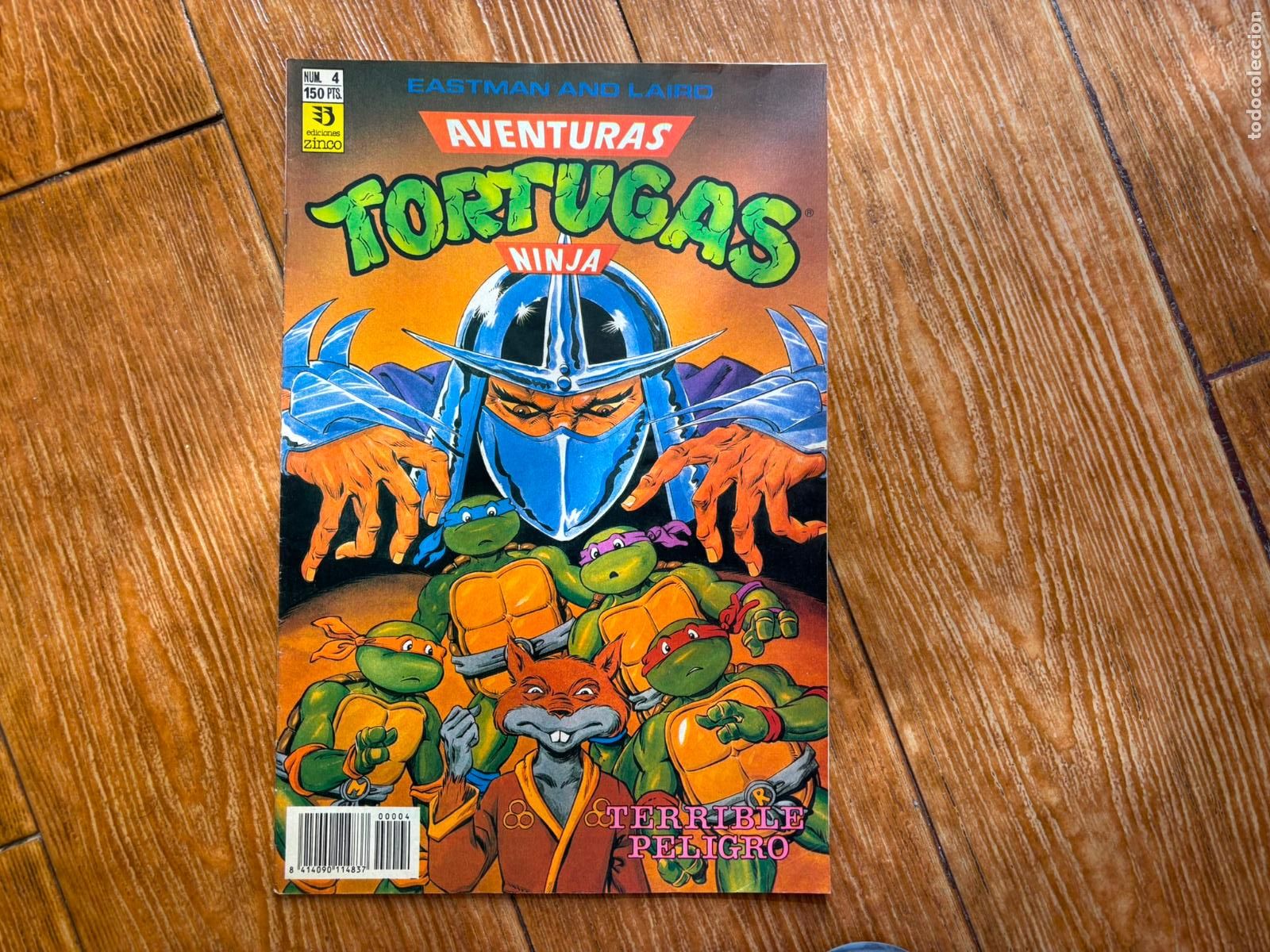 C&oacute;mics: AVENTURAS TORTUGAS NINJA N&ordm; 4 EDICIONES ZINCO - Foto 1