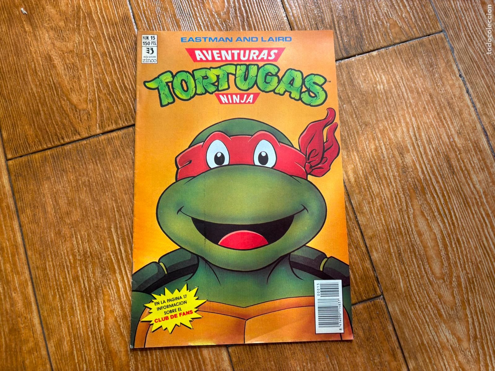 C&oacute;mics: AVENTURAS TORTUGAS NINJA N&ordm; 15 EDICIONES ZINCO - Foto 1