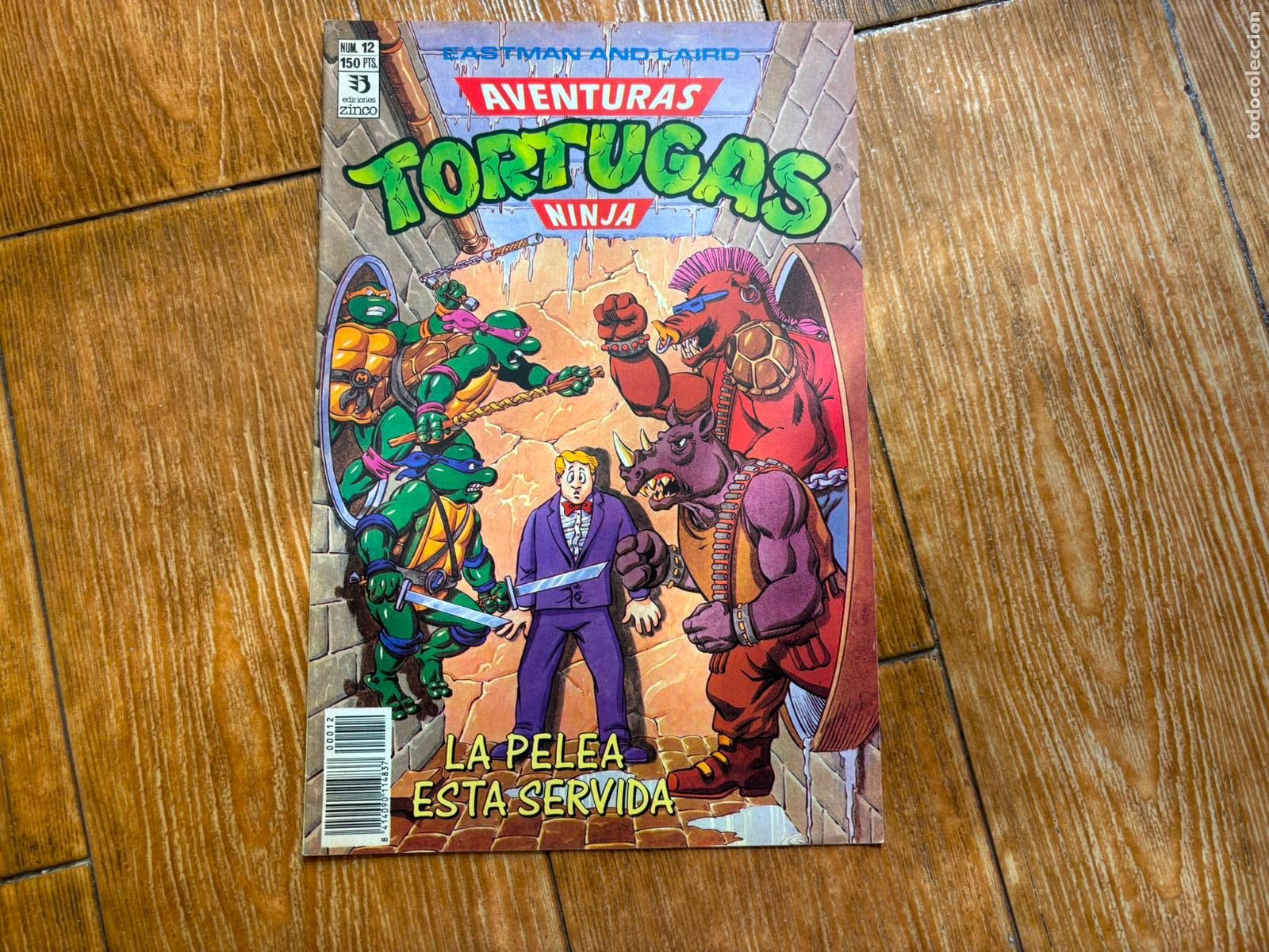 C&oacute;mics: AVENTURAS TORTUGAS NINJA N&ordm; 12 EDICIONES ZINCO