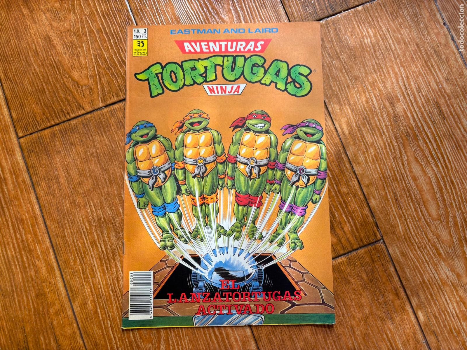 C&oacute;mics: AVENTURAS TORTUGAS NINJA N&ordm; 3 EDICIONES ZINCO - Foto 1