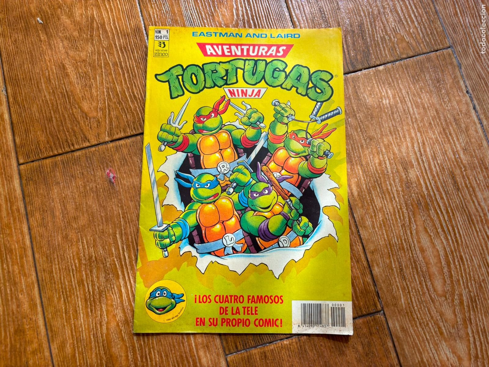 C&oacute;mics: AVENTURAS TORTUGAS NINJA N&ordm; 1 EDICIONES ZINCO - Foto 1