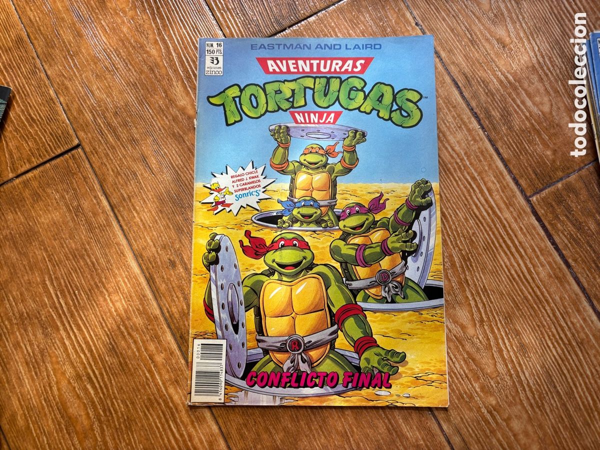 C&oacute;mics: AVENTURAS TORTUGAS NINJA N&ordm; 16 EDICIONES ZINCO