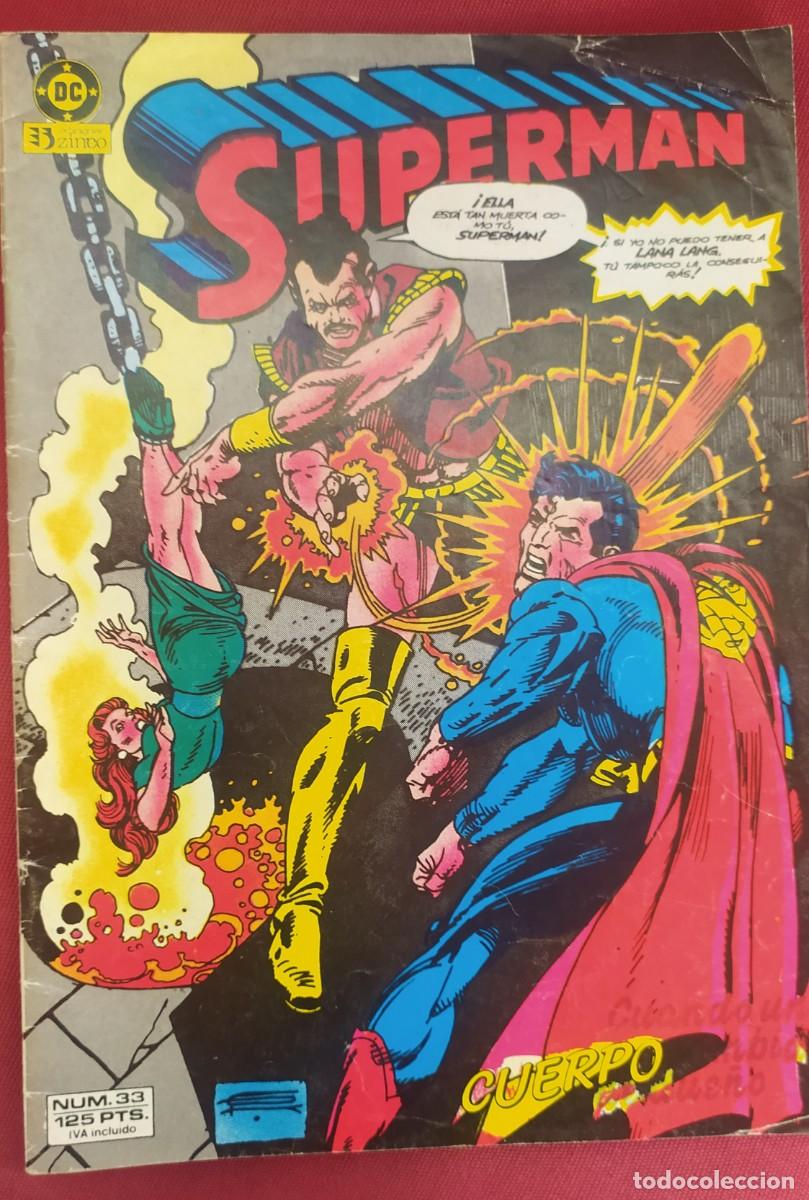 C&oacute;mics: Superman n&uacute;mero 33 ediciones Zinco 1984
