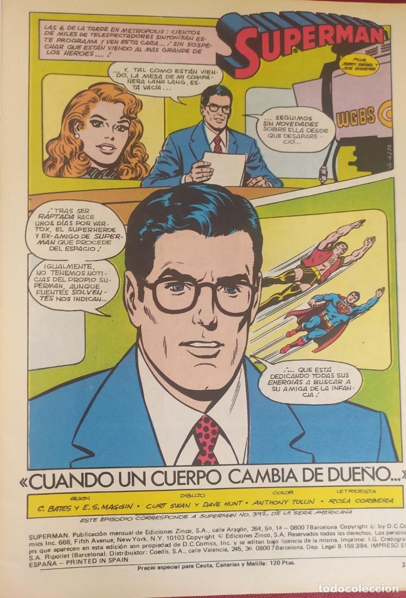 C&oacute;mics: Superman n&uacute;mero 33 ediciones Zinco 1984 - Foto 3