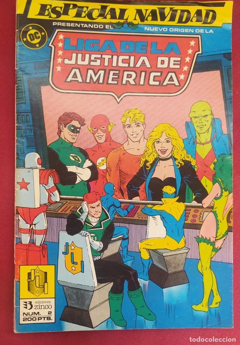 C&oacute;mics: Liga de la justicia de Am&eacute;rica especial navidad. num.2 Ediciones Zinco. A&ntilde;o 1988