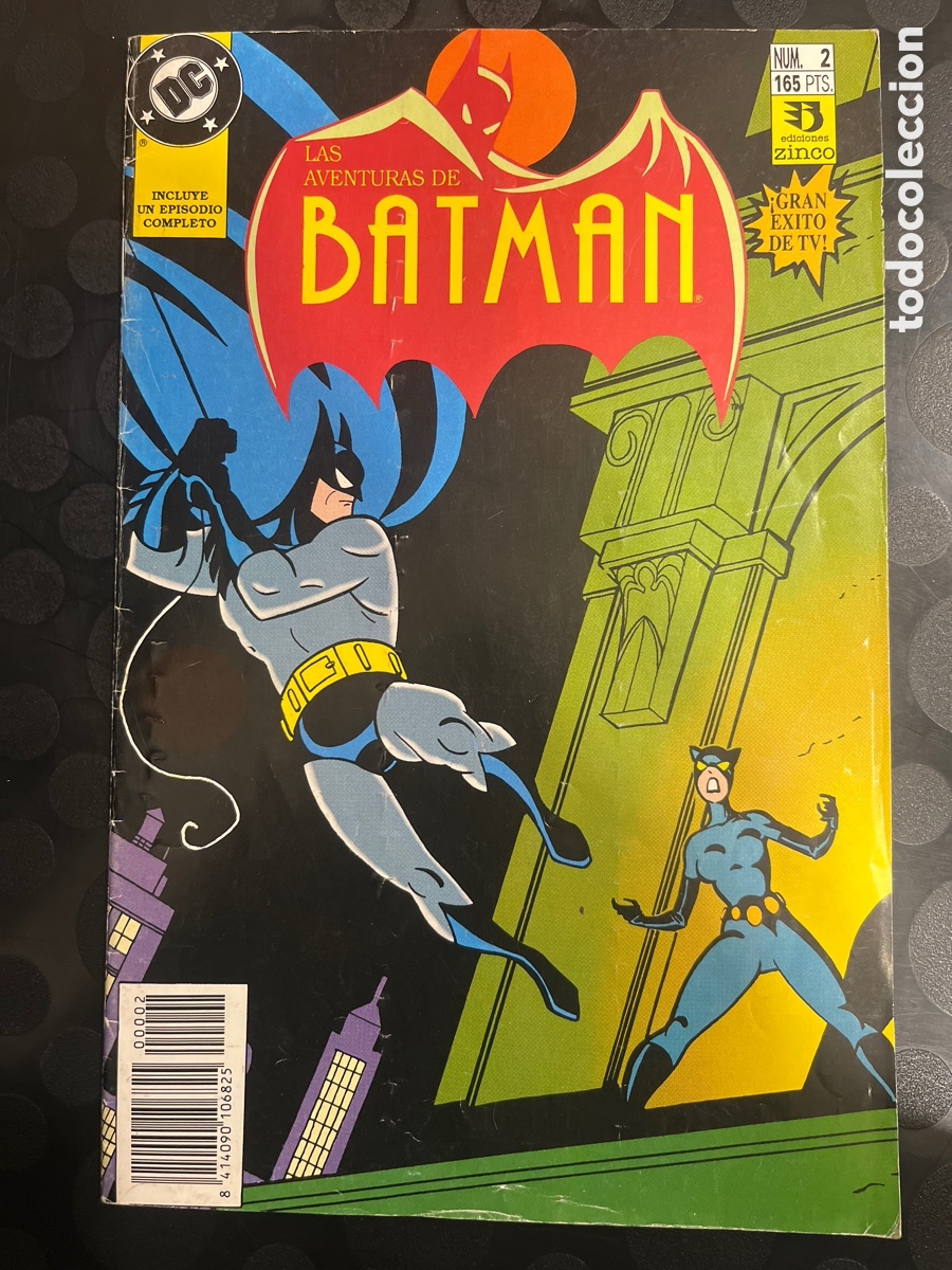 C&oacute;mics: LAS AVENTURAS DE BATMAN N.2 LA JUGADA ASESINA DE CATWOMAN DC ( 1993/1994 )