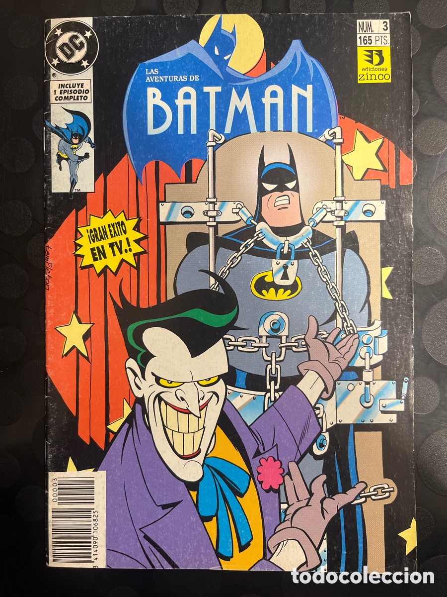 C&oacute;mics: LAS AVENTURAS DE BATMAN N.3 LA LOCURA TELEVISIVA DEL JOKER DC ( 1993/1994 )