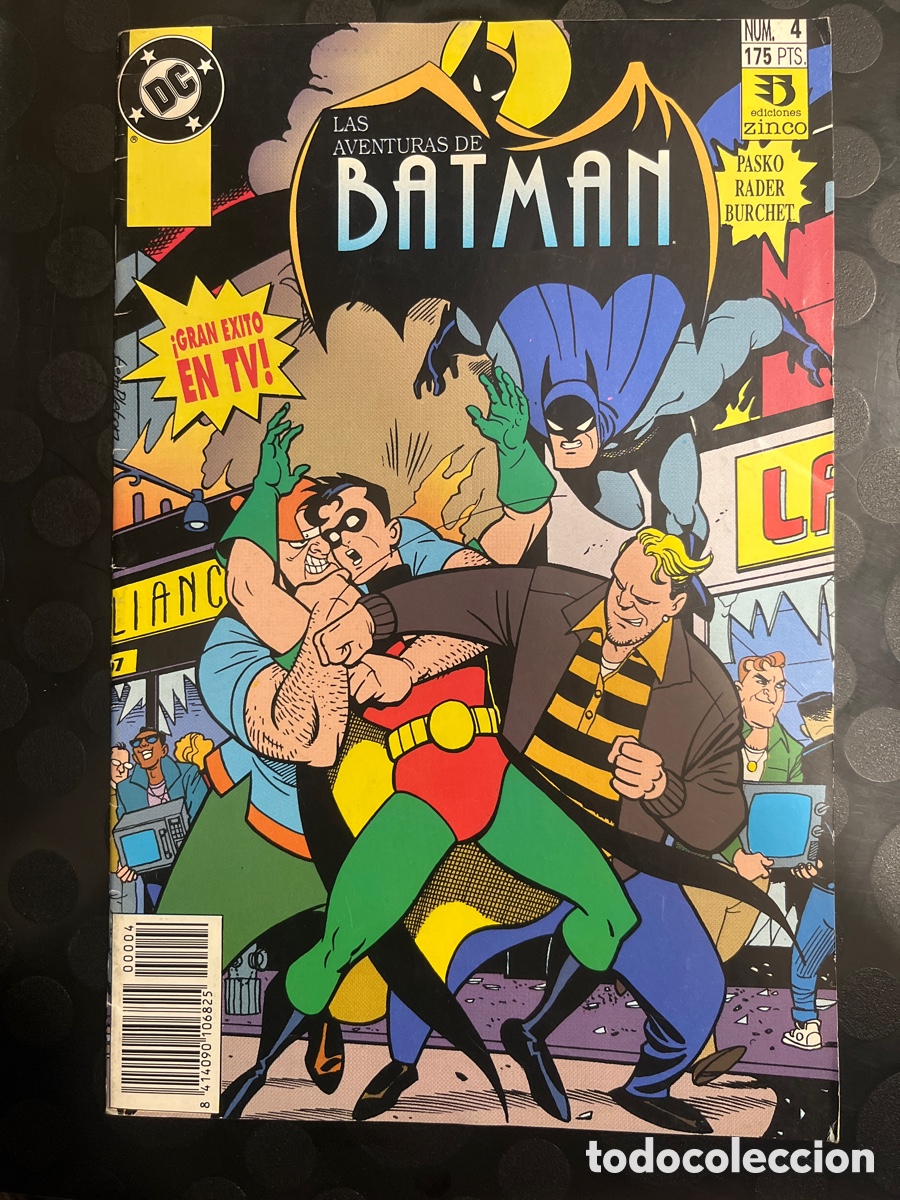 C&oacute;mics: LAS AVENTURAS DE BATMAN N.4 P&Aacute;NICO EN LAS CALLES DC ( 1993/1994 )