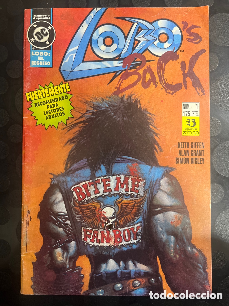 C&oacute;mics: LOBO &lsquo;S BACK N.1 LOBO : EL REGRES&Oacute; DC ( 1992/1993 )