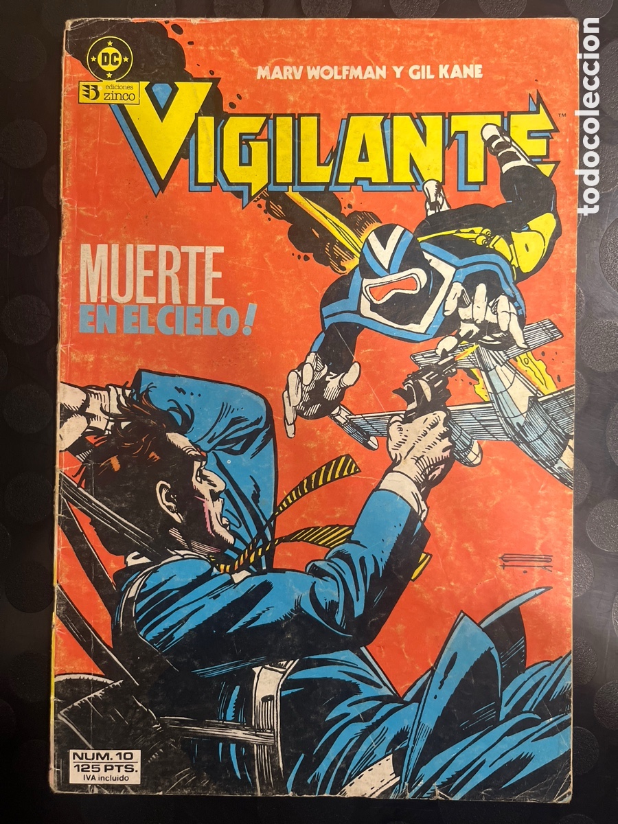 C&oacute;mics: VIGILANTE N.10 MUERTE EN EL CIELO DC ( 1986/1988 )