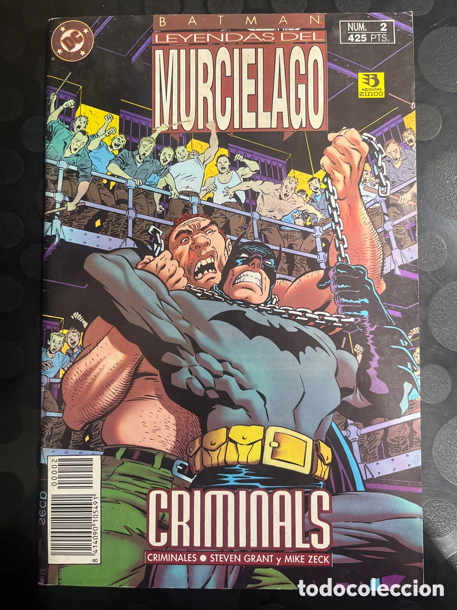 C&oacute;mics: BATMAN : LEYENDAS DEL MURCI&Eacute;LAGO N.2 CRIMINALS DC ( 1995/1996 )