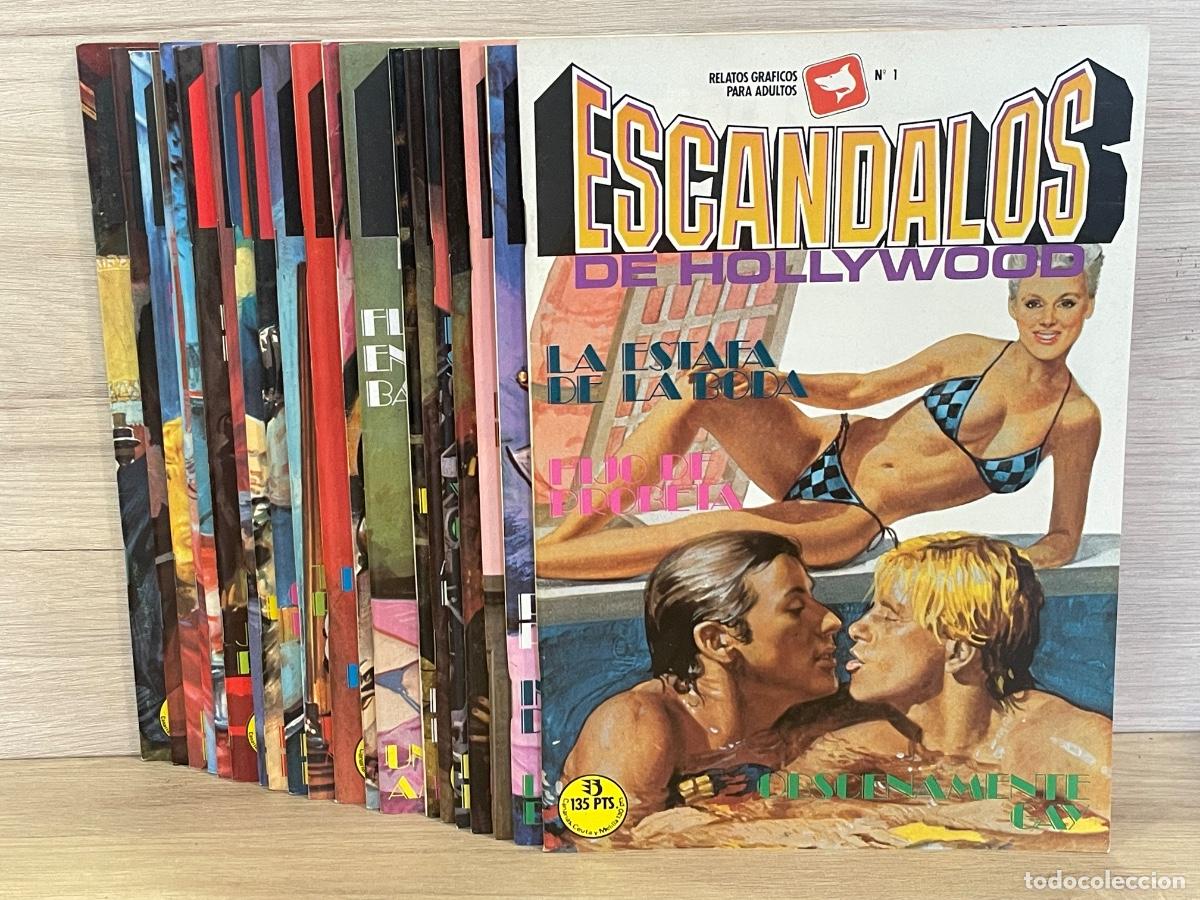 C&oacute;mics: Escandalos de Hollywood / Relatos Gr&aacute;ficos para Adultos / Completa 20 N&uacute;meros / Edc Zinco 1988 / 89