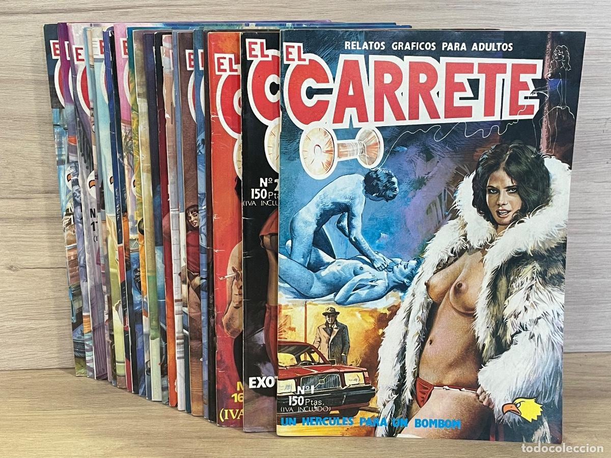 C&oacute;mics: El Carrete Relatos Gr&aacute;ficos para Adultos / Casi Completa a falta del n&uacute;mero 4-6-12 / Edc Astri 1987