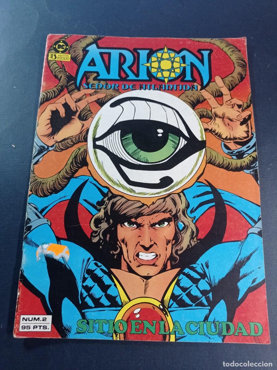 C&oacute;mics: ARION SE&Ntilde;OR DE ATLANTIDA N&ordm; 2. SITIO EN LA CIUDAD. ZINCO, 1984. Paul Kupperberg y Jan Duursema +++