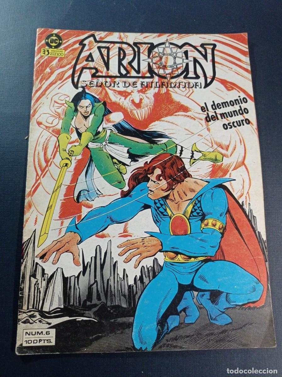C&oacute;mics: ARION SE&Ntilde;OR DE ATLANTIDA N&ordm; 6. DEMONIO DEL MUNDO OSCURO. Doug Moench y Jan Duursema. ZINCO, 1985 ++