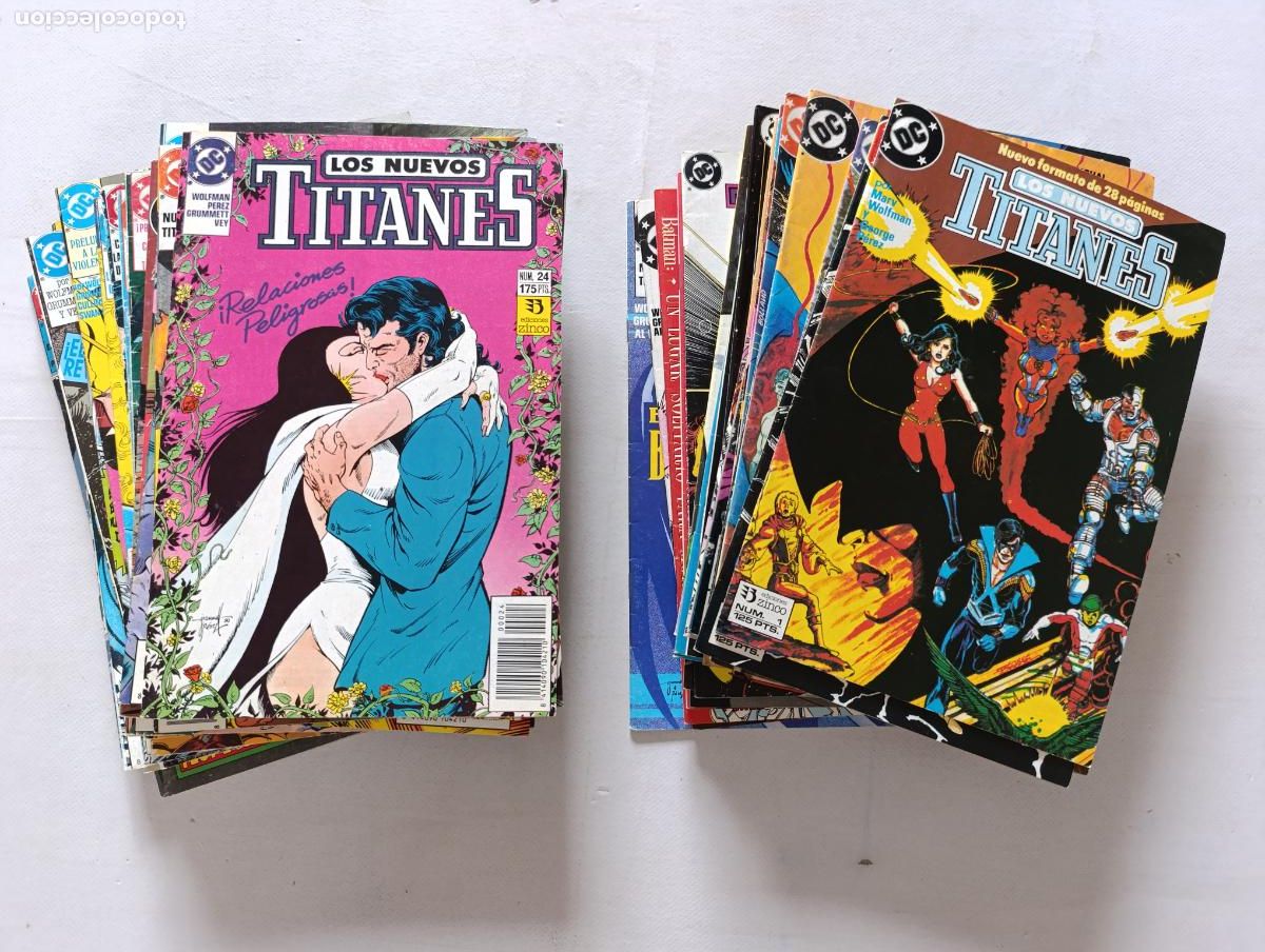 C&oacute;mics: LOS NUEVOS TITANES VOL. 2 COMPLETA - 41 NUMEROS - VOLUMEN 2 - DC - ZINCO (140w)