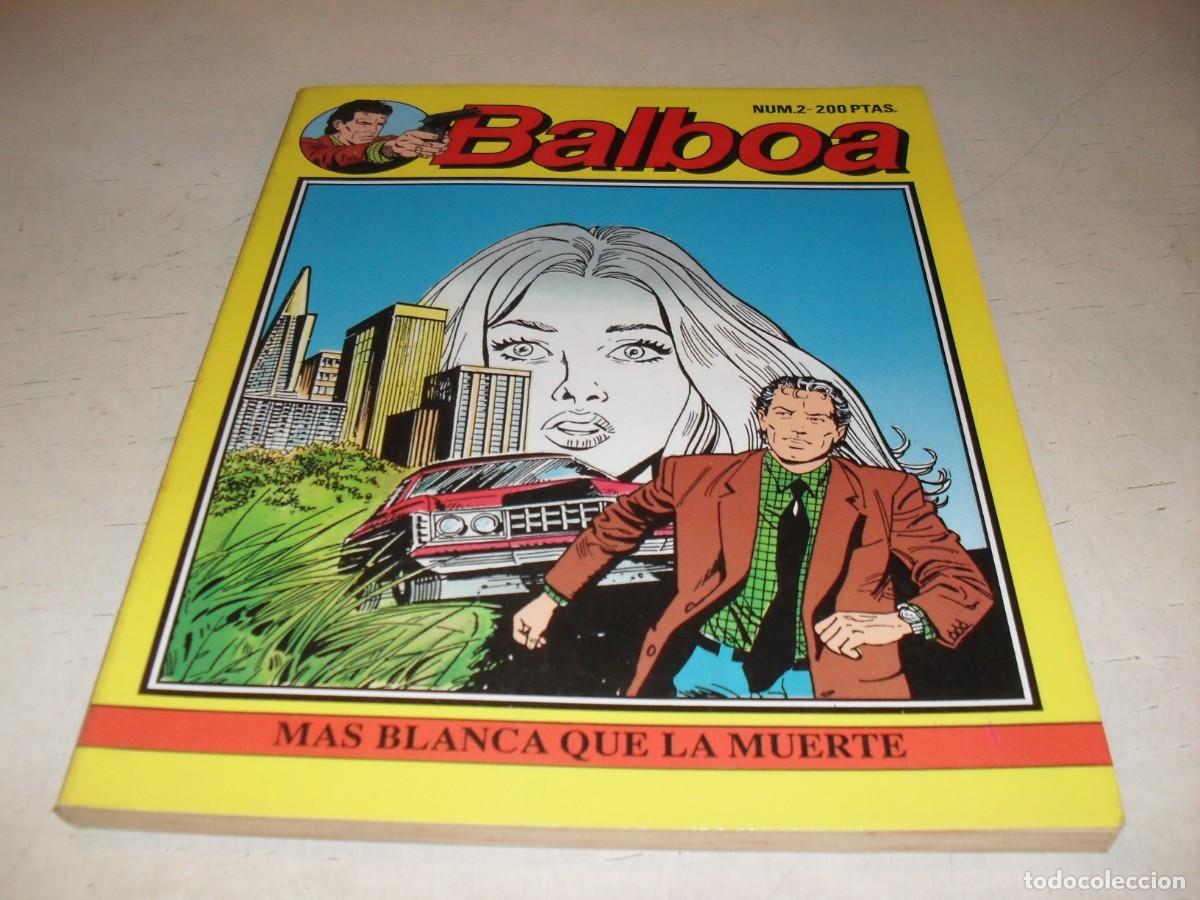 C&oacute;mics: BALBOA N&ordm; 2,DE 6,MAS BLANCA QUE LA MUERTE,NUNCA REEDITADOS,ZINCO,1989
