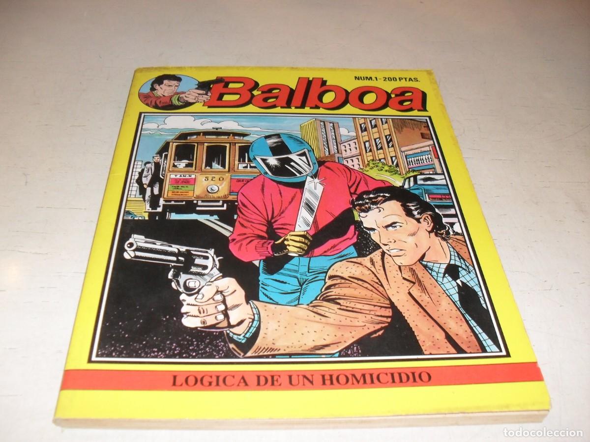 C&oacute;mics: BALBOA N&ordm;12,DE 6,LOGICA DE UN HOMICIDIO,NUNCA REEDITADOS,ZINCO,1989