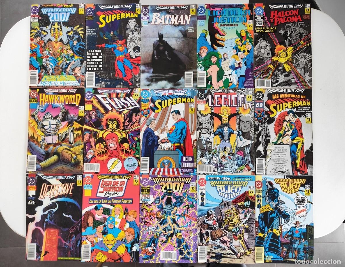 C&oacute;mics: ARMAGEDDON 2001 / ARMAGEDDON: THE ALIEN AGENDA - COMPLETA 15 N&ordm;s ~ DC/ZINCO (1992)