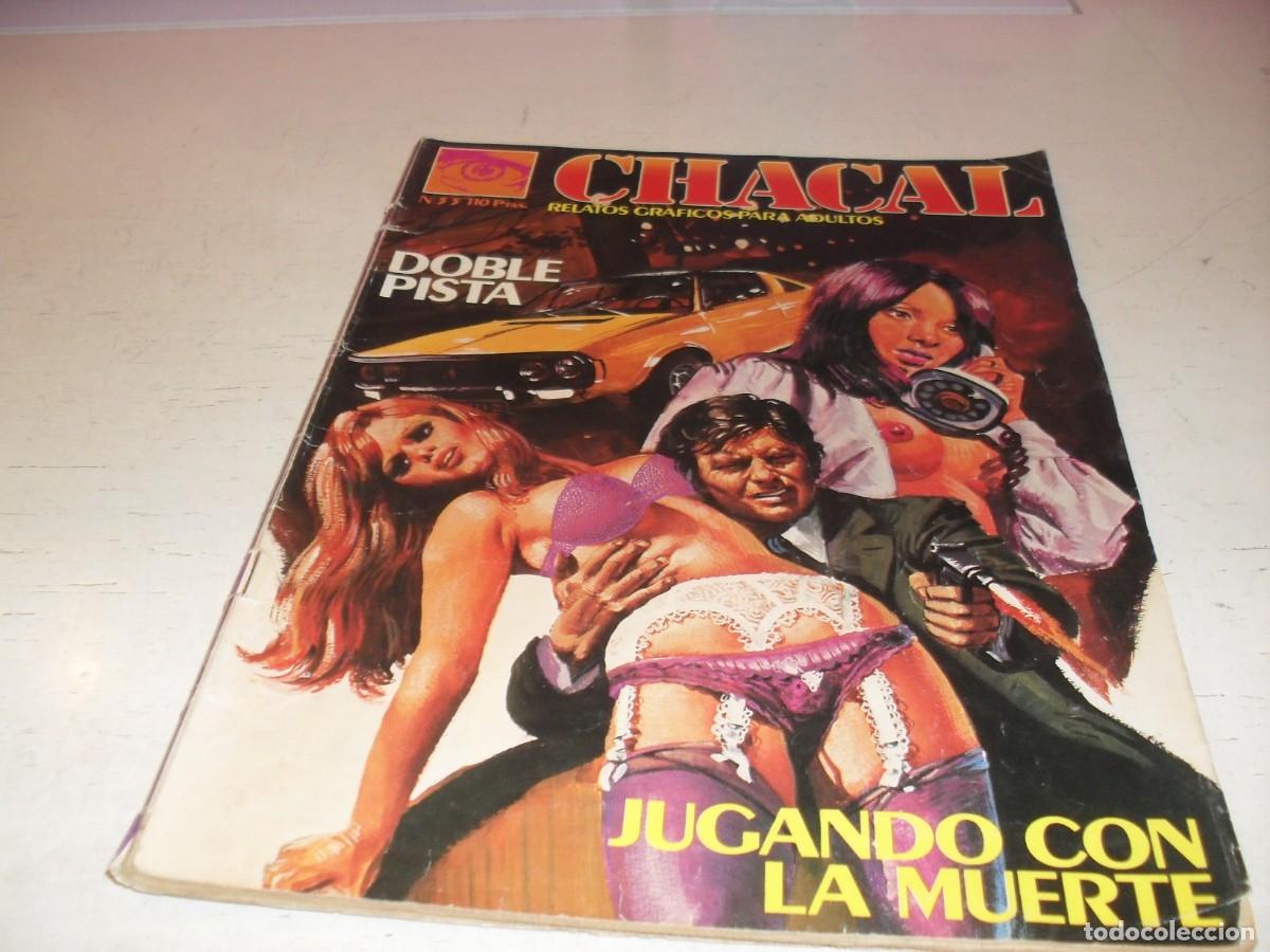 C&oacute;mics: CHACAL N&ordm; 33,JUGANDO CON LA MUERTE,DE 54.EDITA ZINCO,1982