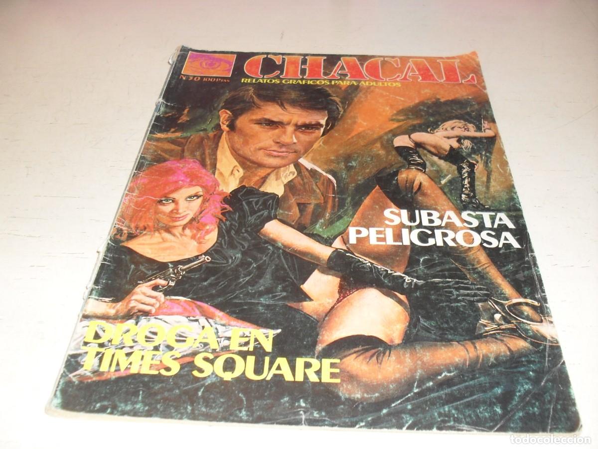 C&oacute;mics: CHACAL N&ordm; 30,DROGA EN TIMES SQUARE,DE 54.EDITA ZINCO,1982