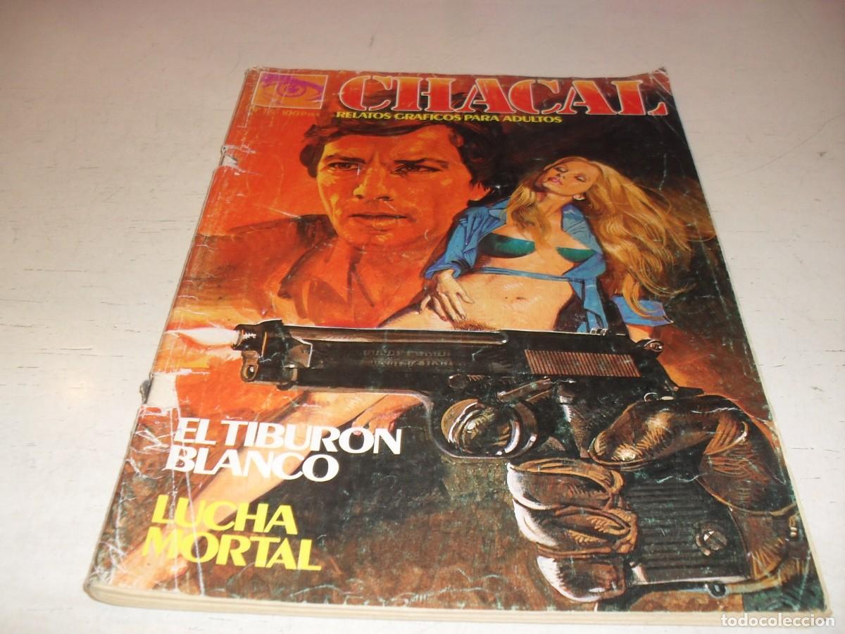 C&oacute;mics: CHACAL N&ordm; 16,EL TIBURON BLANCO,DE 54.EDITA ZINCO,1982