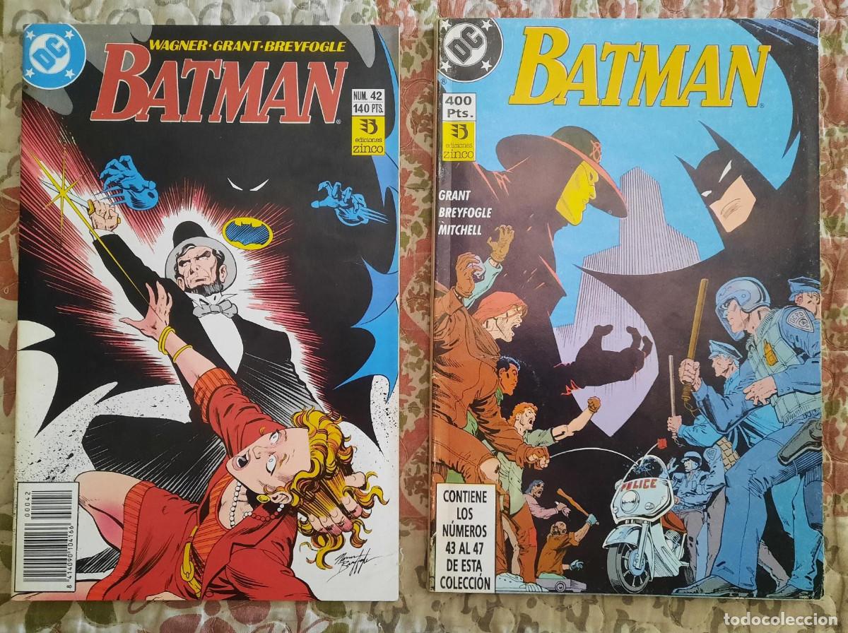 C&oacute;mics: Lote Batman Vol.2 42 + Retapado 9 (n&ordm; 43 a 47) Zinco
