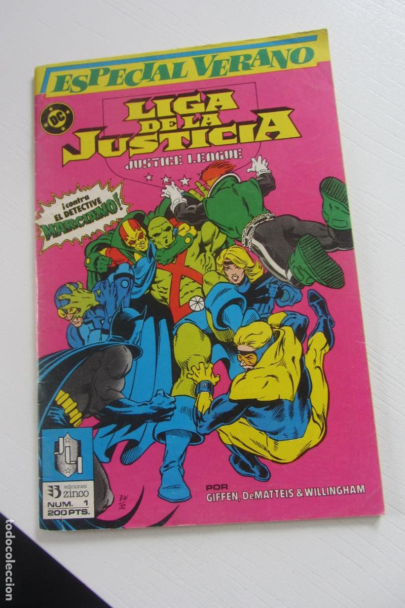 C&oacute;mics: LIGA DE LA JUSTICIA 1 ESPECIAL VERANO ZINCO 1988 arx331