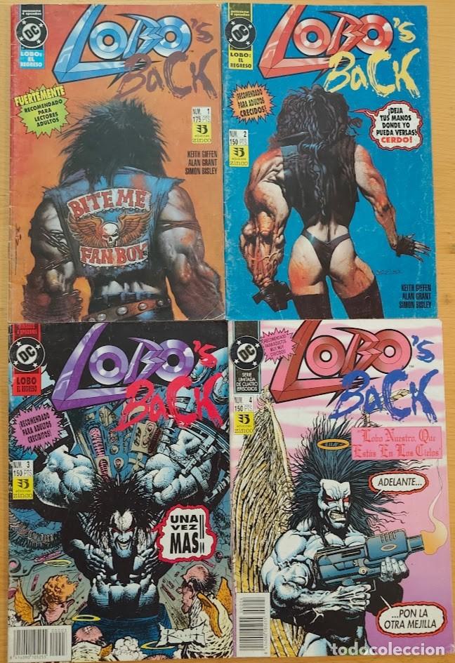C&oacute;mics: LOBO&acute;S BACK 1 A 4 (COMPLETA). KEITH GIFFEN, SIMON BISLEY. ZINCO - Foto 1