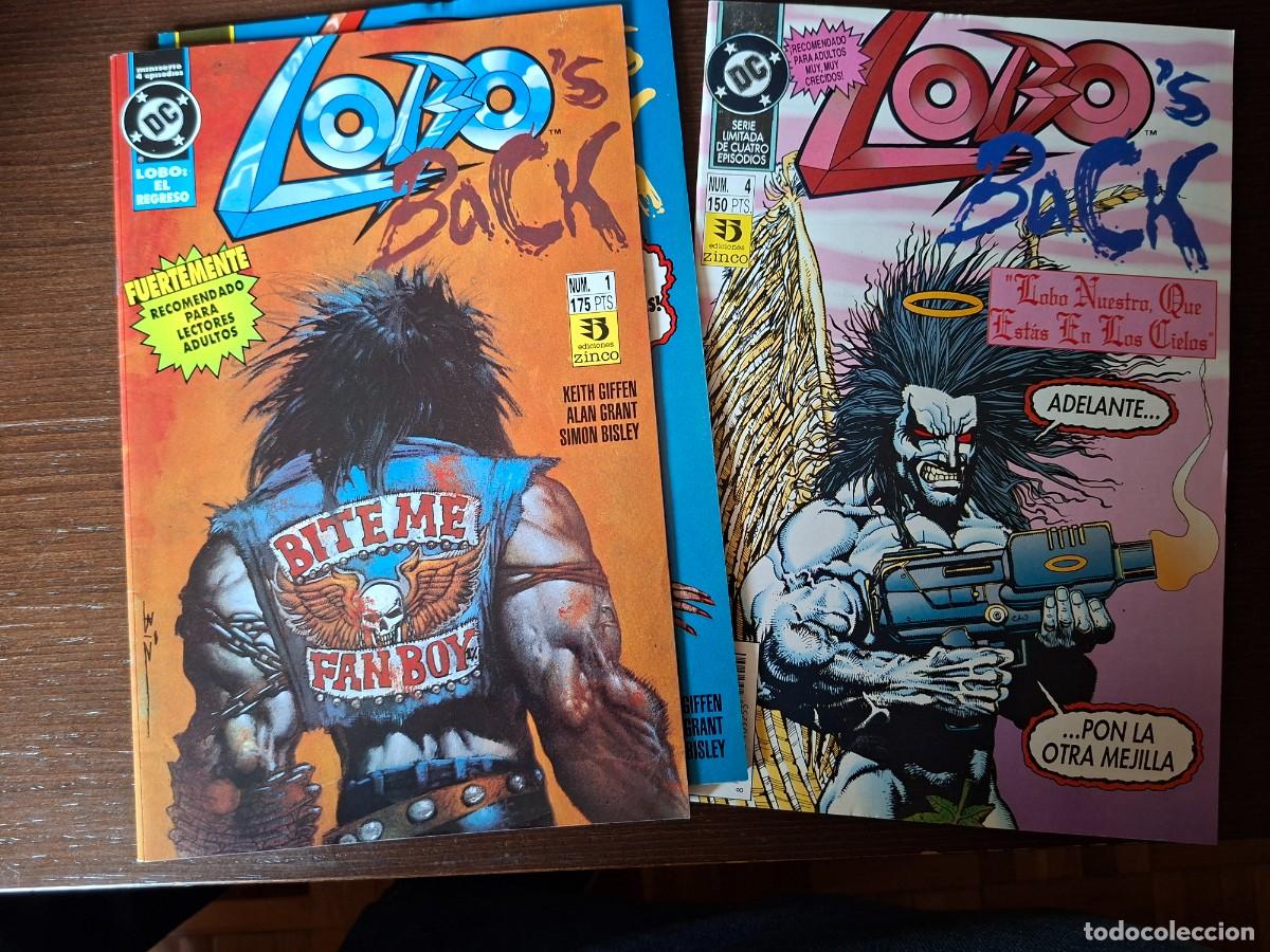 C&oacute;mics: Lobo&acute;s Back - 4 ejemplares - Completa - - Foto 1