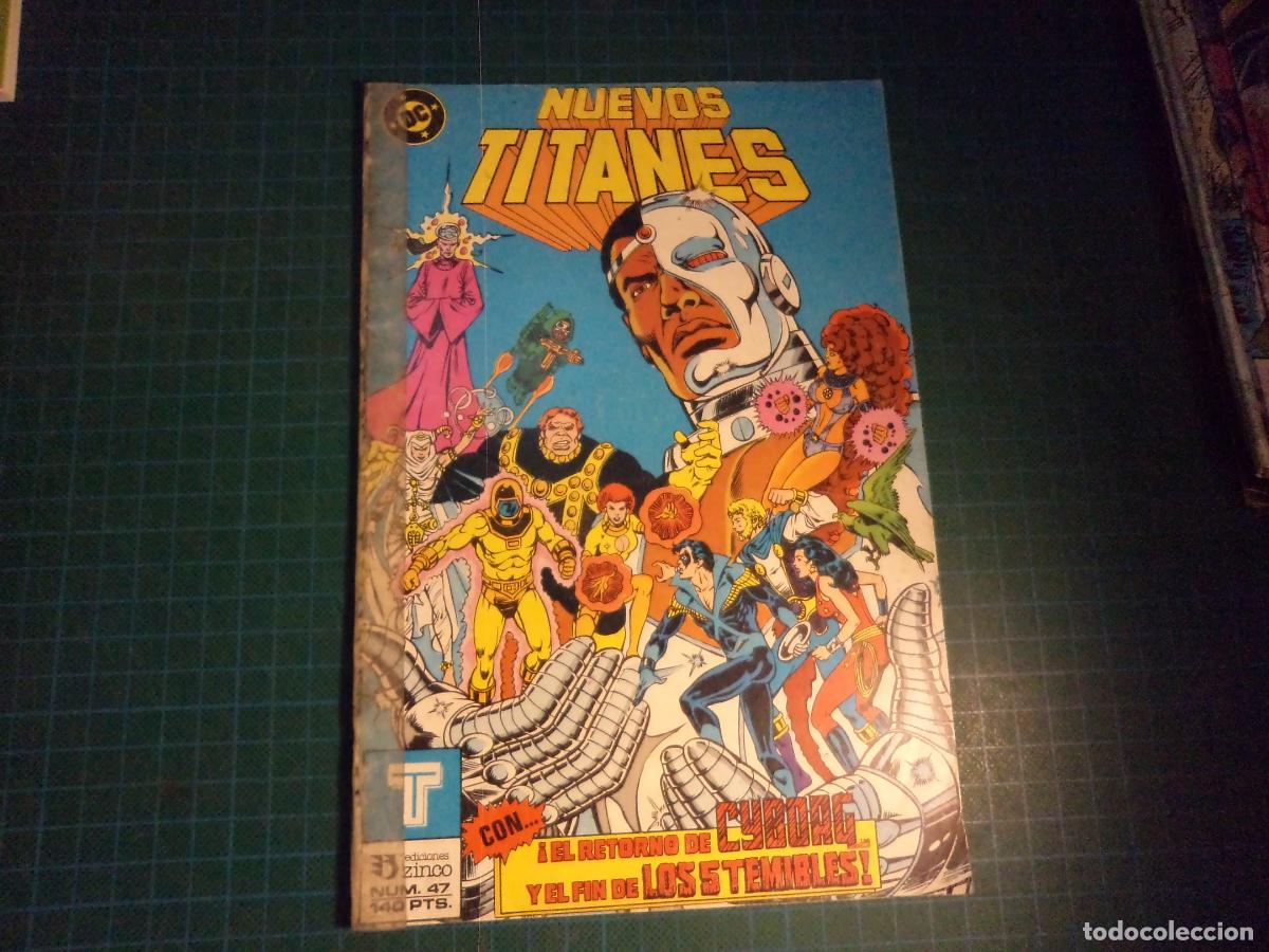 C&oacute;mics: Nuevos Titanes. N&ordm; 47. Zinco. Procede de retapado. (Ref. 2-B)