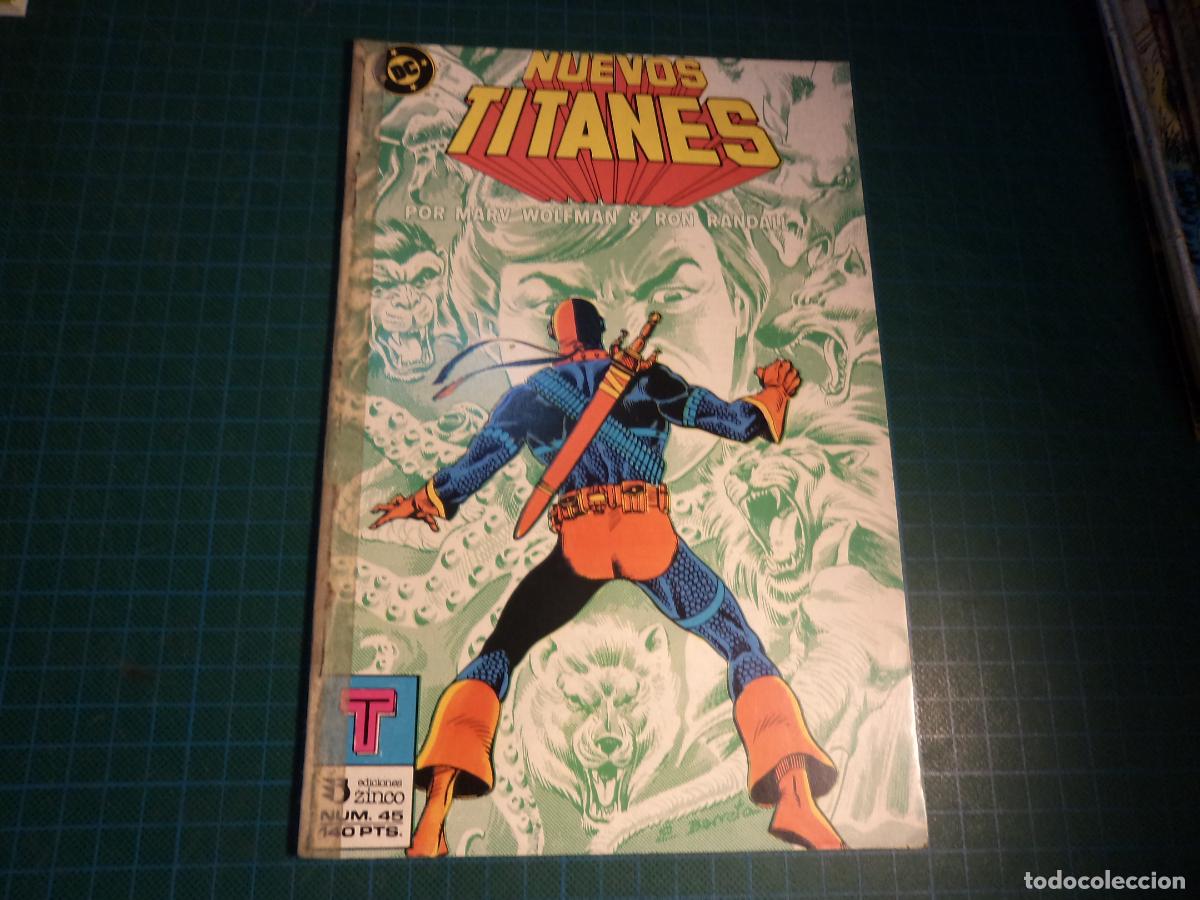 C&oacute;mics: Nuevos Titanes. N&ordm; 45. Zinco. Procede de retapado. (Ref. 2-B) - Foto 1