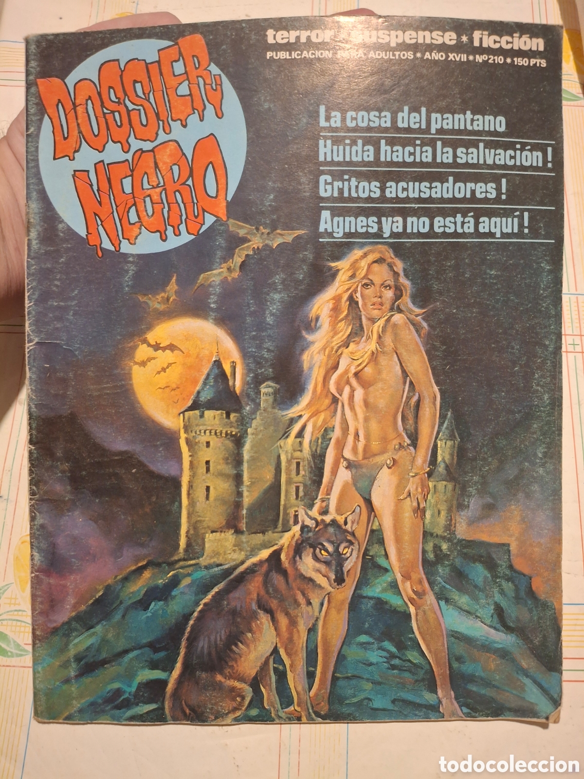 C&oacute;mics: Comic - Dossier Negro 210 - La Cosa del pantano, Alan Moore - Ibero Mundial Ediciones - Zinco