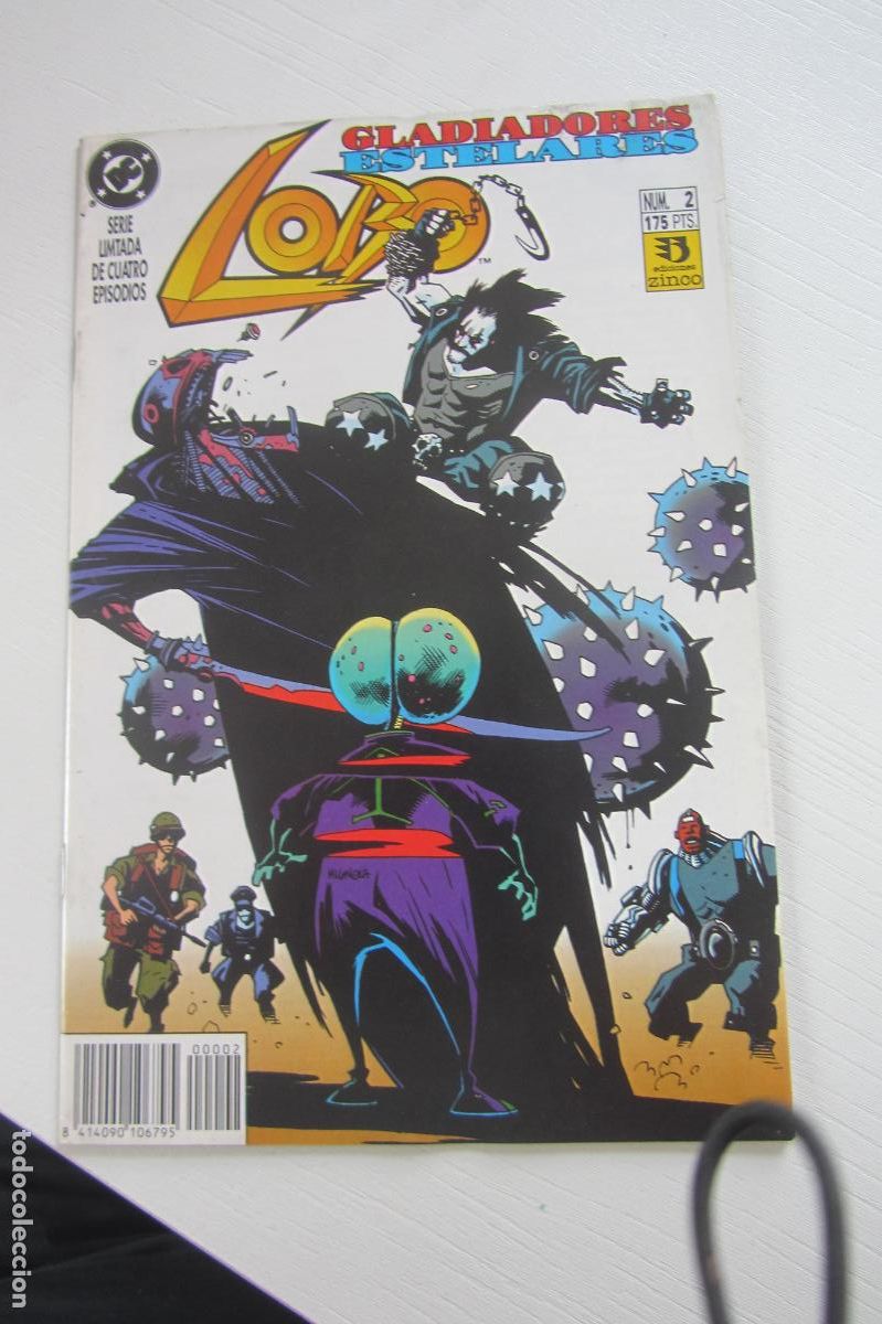 C&oacute;mics: LOBO. N&ordm; 2 DE 4. GLADIADORES ESTELARES. DC / ZINCO BUEN ESTADO arx49