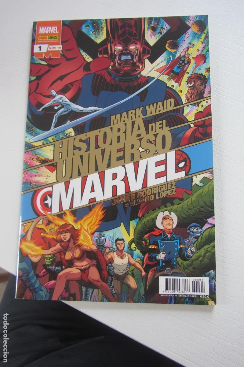 C&oacute;mics: HISTORIA DEL UNIVERSO MARVEL N.1 de MARK WAID EDICI&Oacute;N ESPECIAL DELUXE ( 2019/2020 )BUEN ESTADO arx49