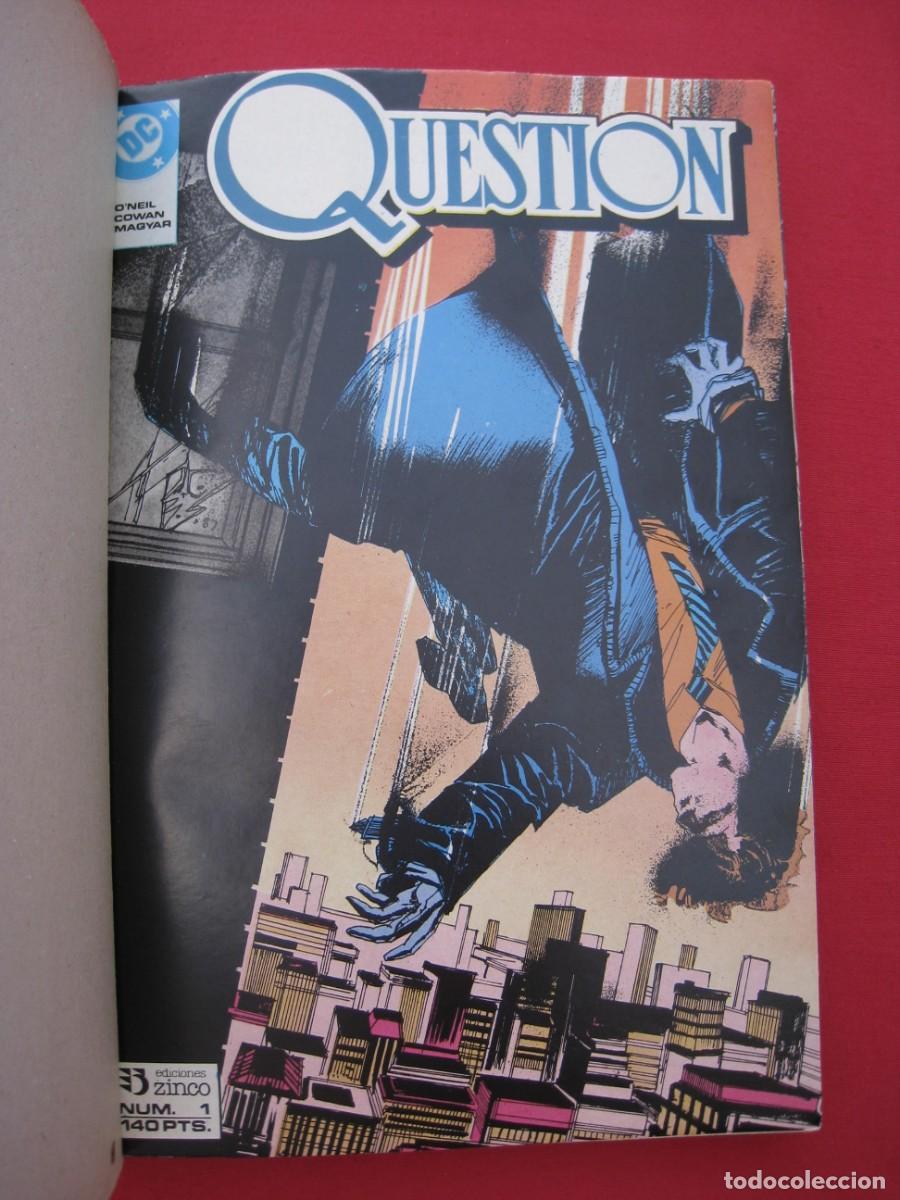 C&oacute;mics: QUESTION - CONTIENE LOS N&ordm; 1 AL N&ordm; 5 - RETAPADO - EDICIONES ZINCO. - Foto 6