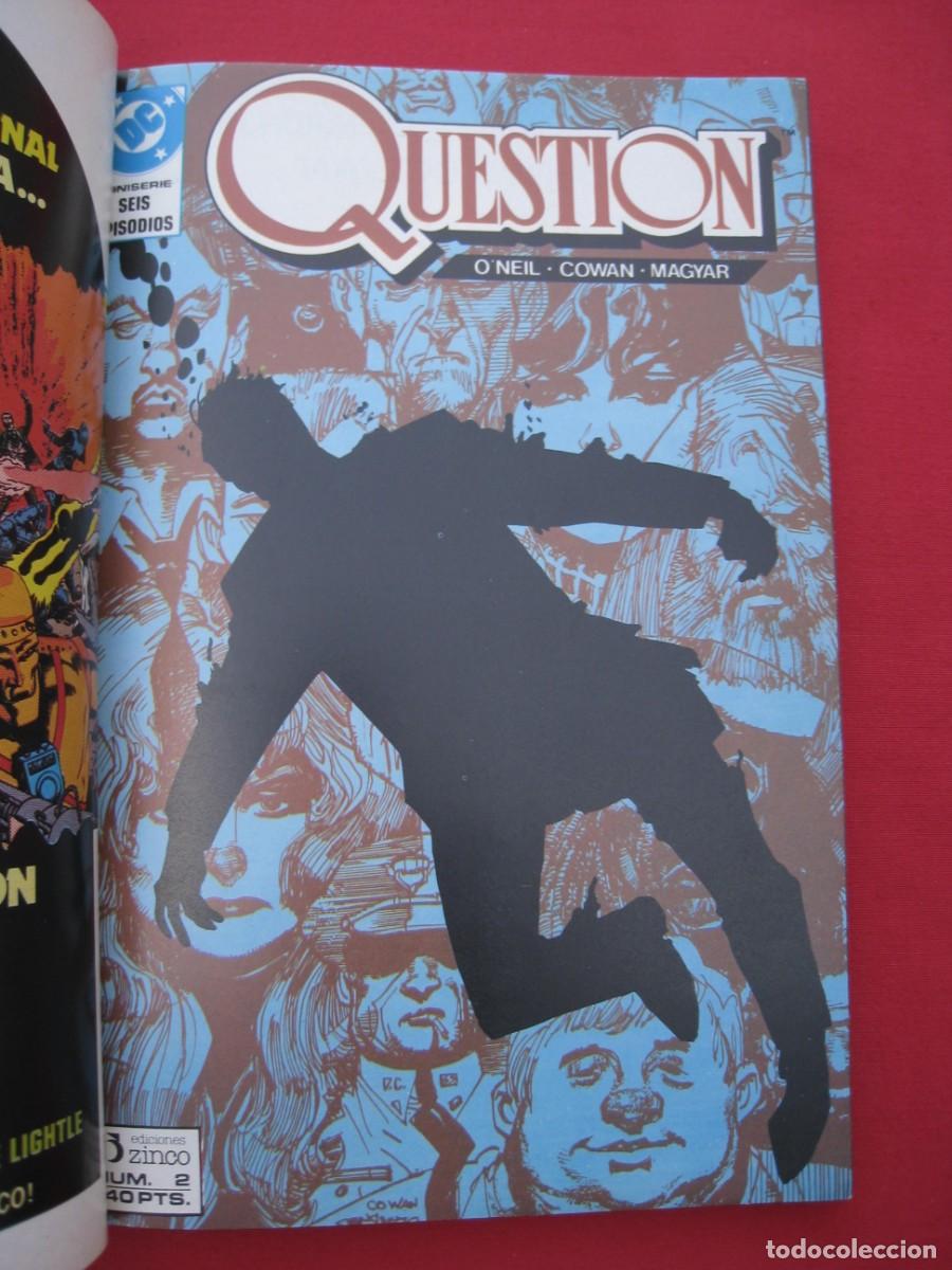 C&oacute;mics: QUESTION - CONTIENE LOS N&ordm; 1 AL N&ordm; 5 - RETAPADO - EDICIONES ZINCO. - Foto 9