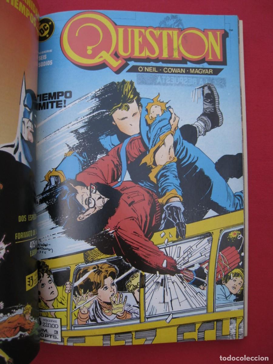 C&oacute;mics: QUESTION - CONTIENE LOS N&ordm; 1 AL N&ordm; 5 - RETAPADO - EDICIONES ZINCO. - Foto 11