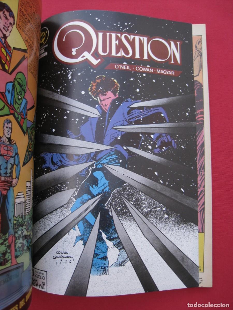 C&oacute;mics: QUESTION - CONTIENE LOS N&ordm; 1 AL N&ordm; 5 - RETAPADO - EDICIONES ZINCO. - Foto 15