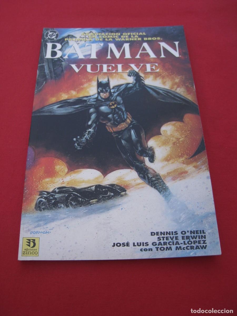 C&oacute;mics: BATMAN VUELVE - ADAPTACION OFICIAL DE LA PELICULA - EDICIONES ZINCO.