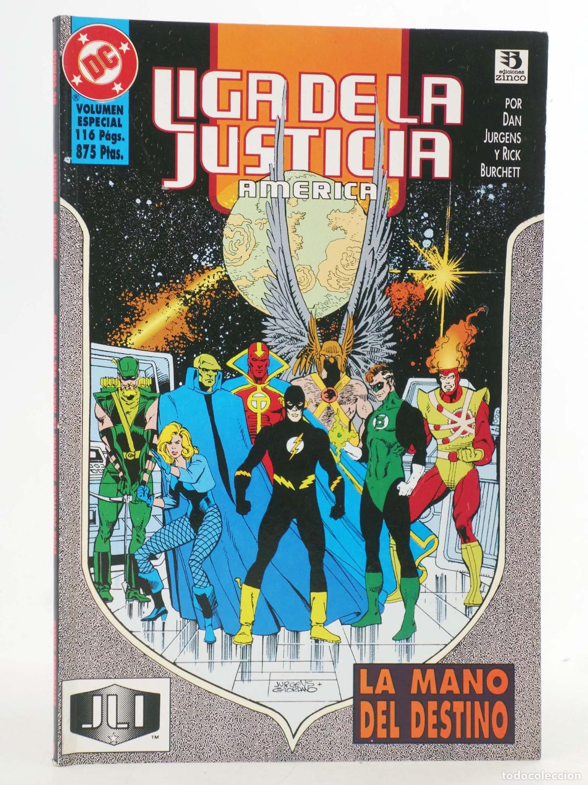 C&oacute;mics: LIGA DE LA JUSTICIA AM&Eacute;RICA 4 (Dan Jurgens) Zinco, 1996