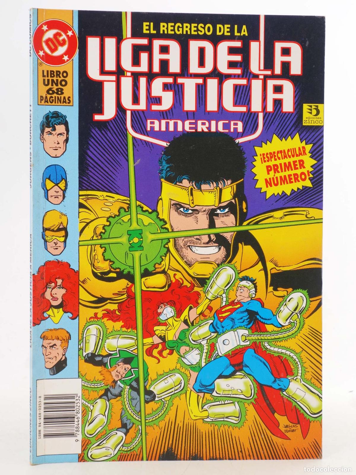 C&oacute;mics: LIGA DE LA JUSTICIA AM&Eacute;RICA 1. Zinco, 1994