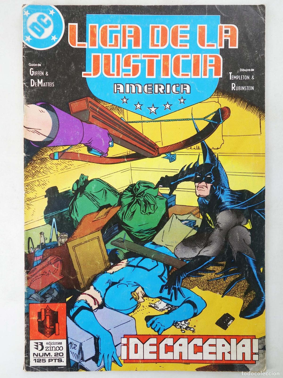 C&oacute;mics: LIGA DE LA JUSTICIA VOL. 1 20 (J. M. Dematteis/Keith Giffen/Ben Templeton) Zinco, 1989