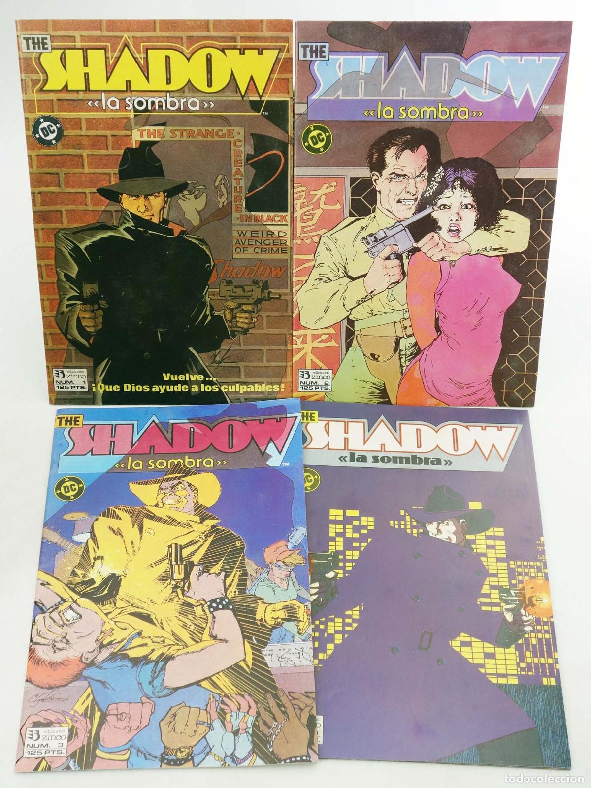 C&oacute;mics: LA SOMBRA 1 A 4. COMPLETA (Howard Chaykin) Zinco, 1987
